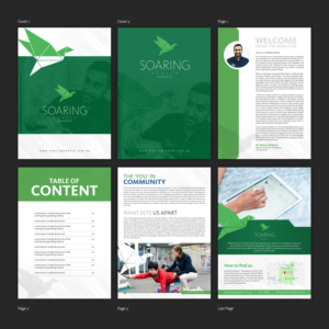 Soaring Health Community Catalogue | Catalogue Design by SAI DESIGNS