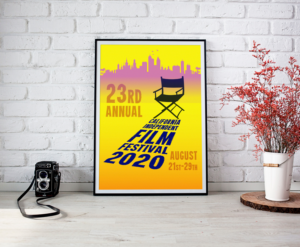 23rd Annual California Independent Film Festival Poster | Poster Design by SAI DESIGNS