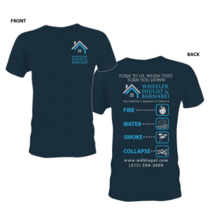 Property Damage Law Firm Needs a Promotional T-Shirt Design | T-shirt Design by 75-R-P-Z