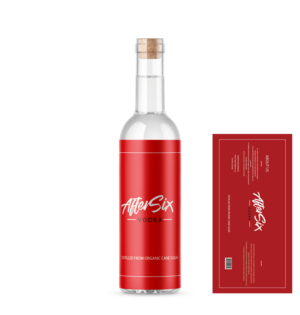 Vodka label, brand name:  AFTER SIX | Etikett-Design von ompratapsinha 2