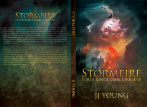 Stormfire: Young Adult Fantasy Novel Cover | Graphic Design by katrina