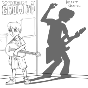 When I Grow Up (CD cover for Children's album) | CD Cover Design by Scelatio