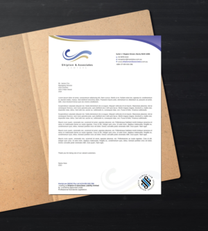 Word template Letterhead for Australian Law Firm | Letterhead Design by asimali