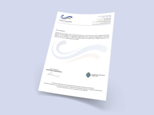 Letterhead Design by Musa. A for this project | Design #22560341