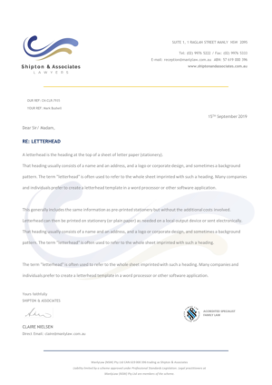 Letterhead Design by Muga for this project | Design #22588709