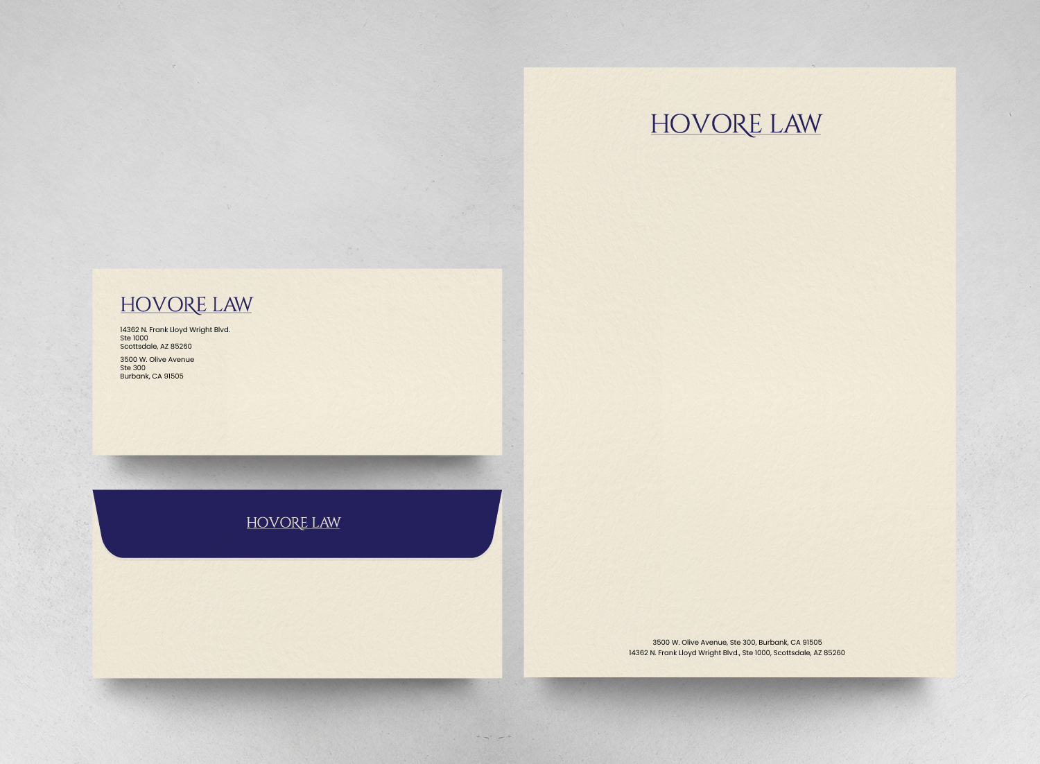 Stationery Design by chandrayaan.creative for Powers & Hovore | Design #22552066