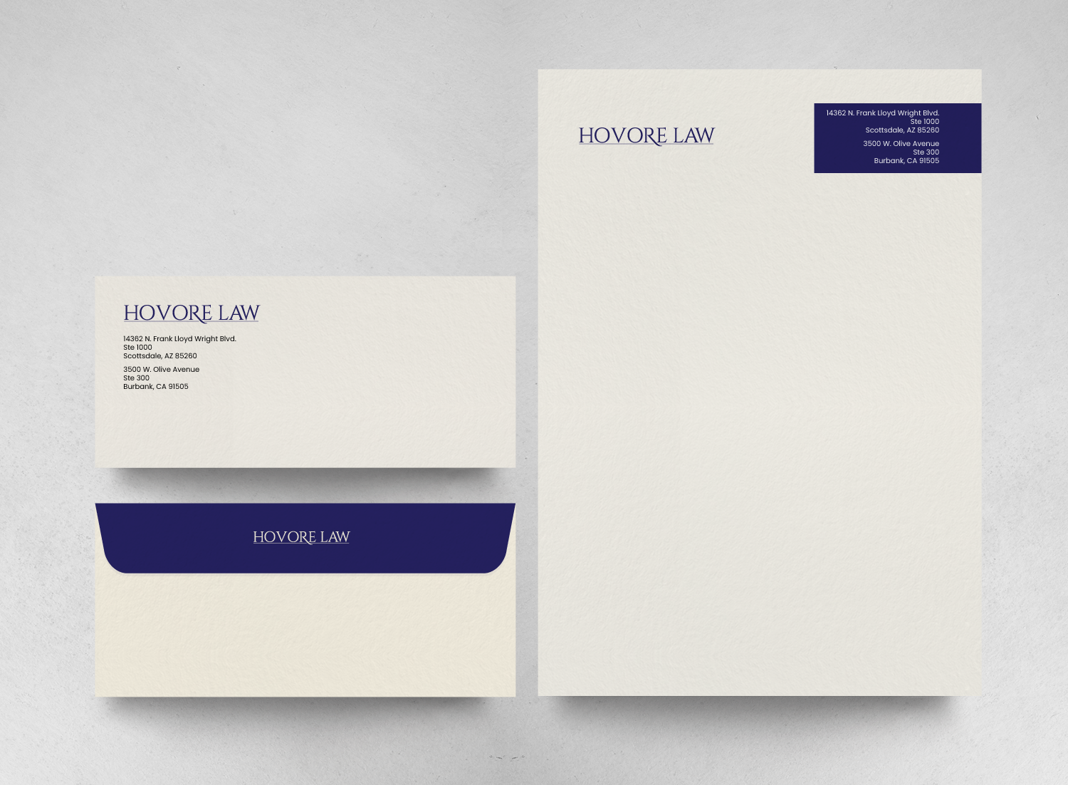 Stationery Design by chandrayaan.creative for Powers & Hovore | Design #22552478