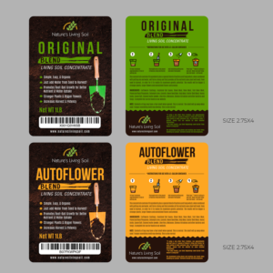 New Soil Company Seeks Product Label Redesign | Label Design by Pinky 