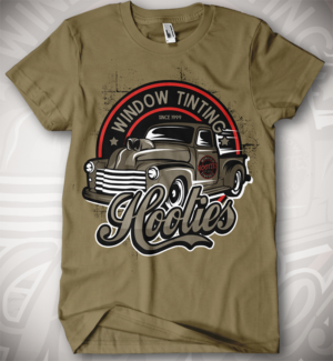 Hooties Window tinting hot rod tshirt | T-Shirt-Design von Jonya