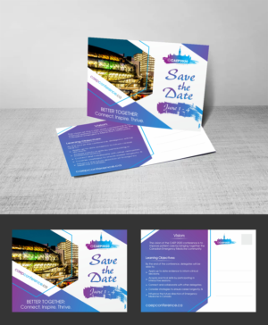 CAEP2020 Save the date post card | Flyer Design by aspiremedia