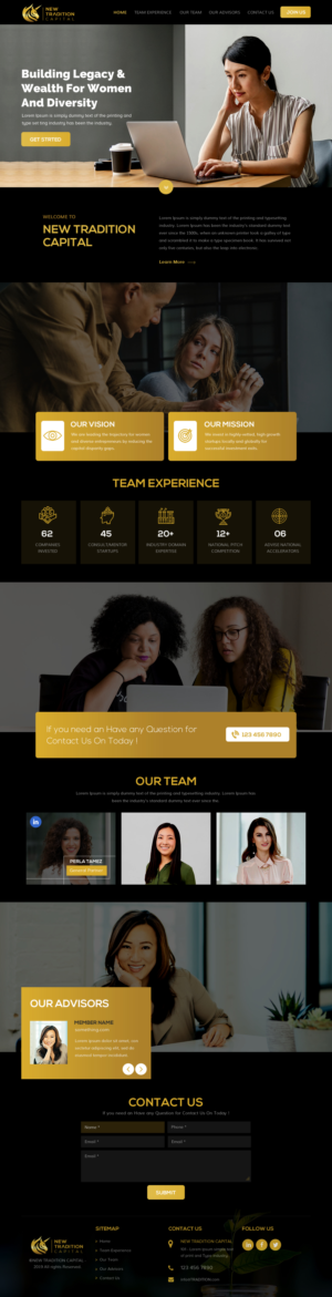 Web Design by rightway for this project | Design #22578339