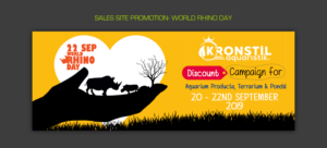 sales site promotion- world rhino day | Facebook Design by ARTOGRAPHY