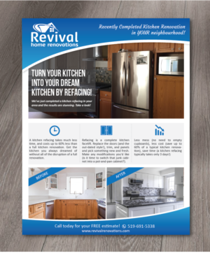 Kitchen Renovation in YOUR area | Flyer Design by alex989