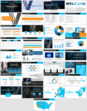 Need a powerpoint template for a technology company | PowerPoint-Design von IndreDesign