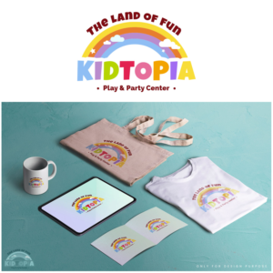 KIDTOPIA Play & Party Center | Logo Design by DominicDesign