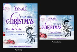 Flyer and Post Card Design  / A Very Elvis Christmas | Flyer Design by SAI DESIGNS