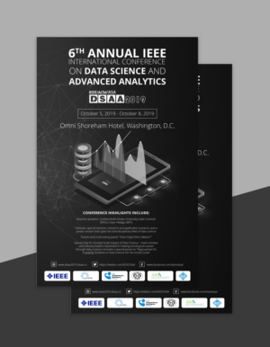 Interesting poster design needed for a data science and advanced analytics conference | Poster Design by Achiver