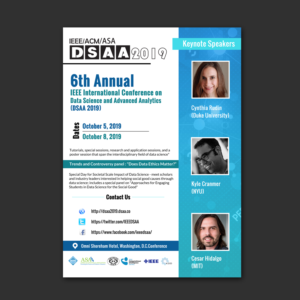 Interesting poster design needed for a data science and advanced analytics conference | Poster Design by Schöpfer