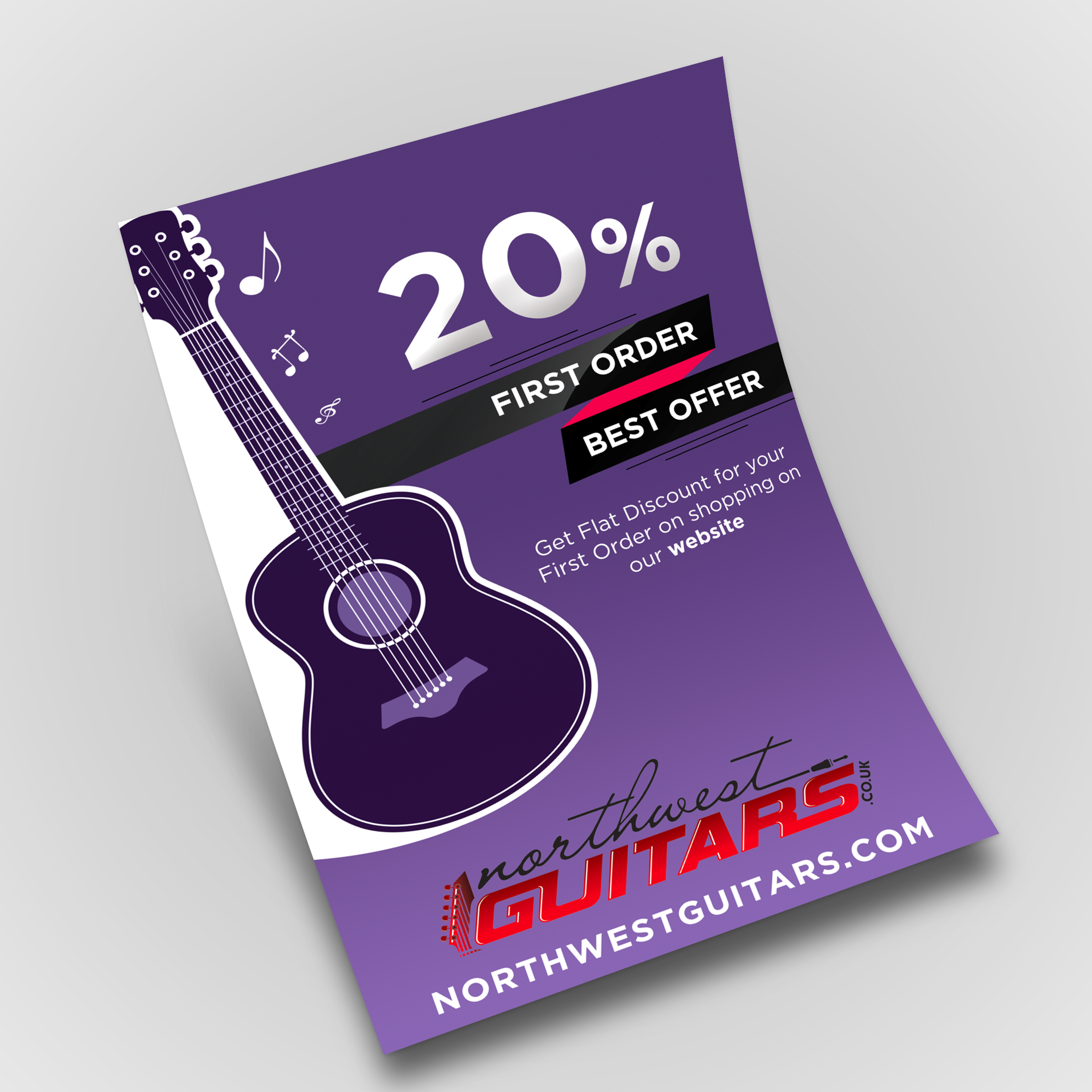 Flyer-Design von Mediainfy für Northwest Guitars | Design #22611364