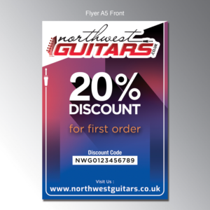 Flyer design for guitar parts website | Flyer Design by Jul-D