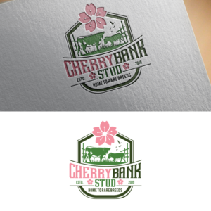 Cherrybank Stud, home to rare breeds. | Logo-Design von Graphic Bricks