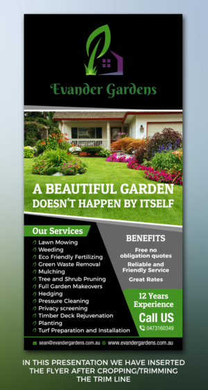 Gardener needs an exciting new flyer design. | Flyer Design by TSU Creations