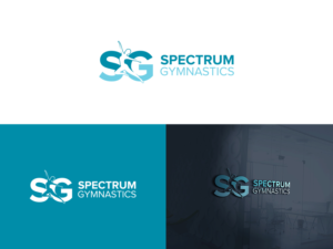 Spectrum Gymnastics  | Logo Design by Slant Line Media