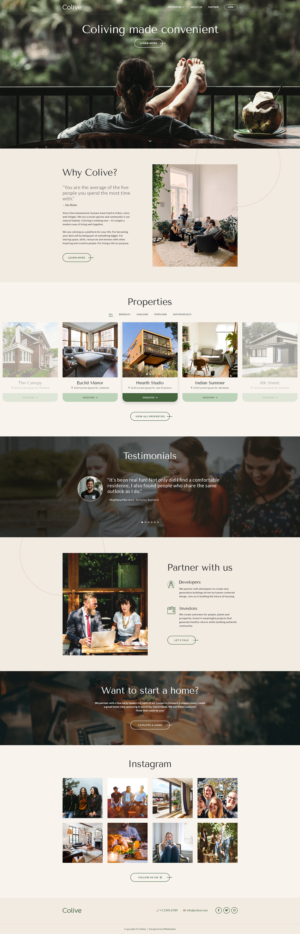 Web Design by Minkimoto for this project | Design #22695473