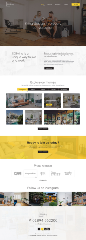 Co-living  | Web Design by Ved Web Services