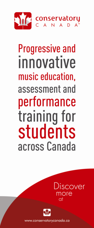 Dynamic banner stand for Canadian music education charity | Banner-Design von Hristo Itchov