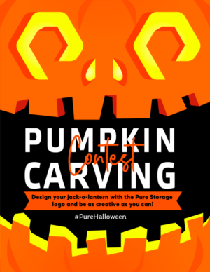 Pure Storage Halloween Imagery  | Flyer Design by Val brito