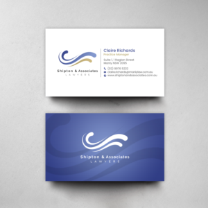 Business Card Design - Law Firm | Visitenkarten-Design von chandrayaan.creative