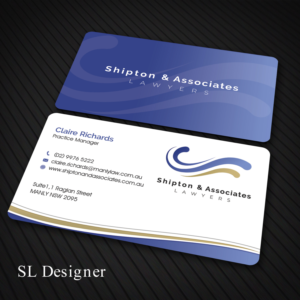 Business Card Design - Law Firm | Visitenkarten-Design von SL Designer