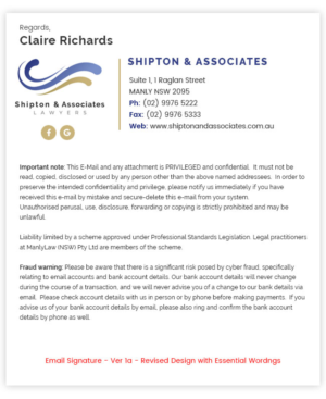 Email signature design - law firm | Letterhead Design by Expert Designer