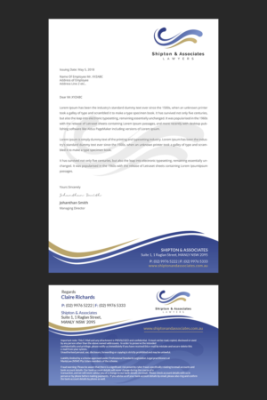 Letterhead Design by Creations Box 2015 for this project | Design #22777272