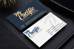 Business Card Design by MAHESH101 for Pacific Auto Imports | Design #22715897