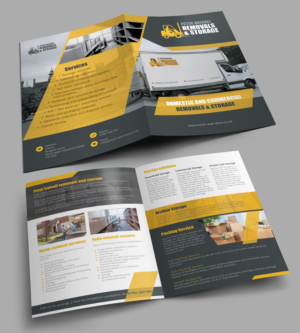 Removals & Storage a5 brochure required | Brochure Design by Achiver