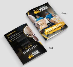 Removals & Storage a5 brochure required | Brochure Design by SAI DESIGNS