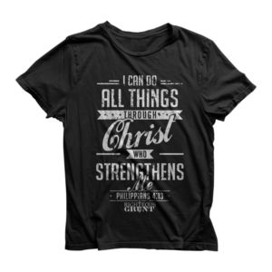 Masculine designs for Christian men | T-Shirt-Design von Barney Stinson