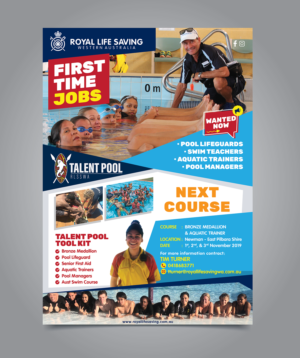 TALENT POOL: FIRST TIME JOBS (LIFEGUARDS) | Poster-Design von Pinky 