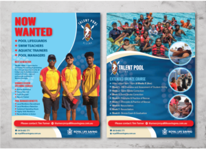 TALENT POOL: FIRST TIME JOBS (LIFEGUARDS) | Poster-Design von alex989