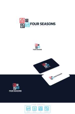 Four Seasons Plumbing & Heating  | Logo Design by Mosa Abo swelem