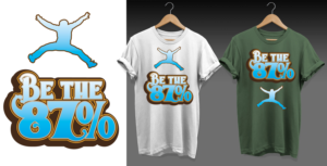 Be the 87% tee design | T-shirt Design by Al Pech