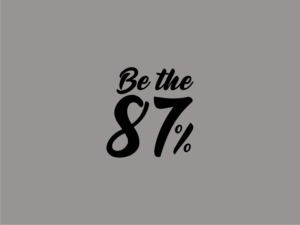 Be the 87% tee design | T-shirt Design by R16