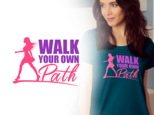 Walk your own path  | T-Shirt-Design von kaatem