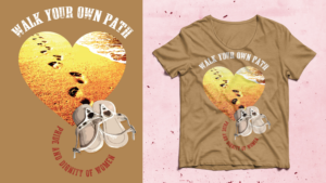 Walk your own path  | T-Shirt-Design von Al Pech