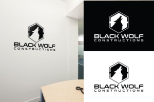 Black Wolf Constructions | Logo-Design von MT