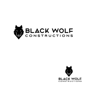 Black Wolf Constructions | Logo-Design von renderman