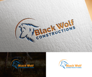 Black Wolf Constructions | Logo-Design von step forward 2