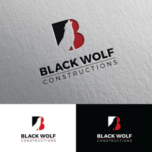 Black Wolf Constructions | Logo-Design von Rii